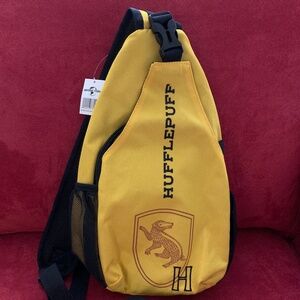 NWT Hufflepuff Crest Sling Bag